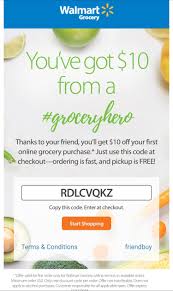 10 Walmart Coupon For Online Grocery Orders With Store Pickup 10 Off 50 Minimum Order Walmart Coupon Grocery Grocery Online