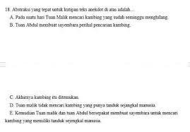 Sertakan Alasan Pada Jawaban Yang Kamu Pilih Brainly Co Id