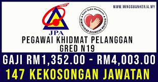 Melayu pada peringkat sijil pelajaran malaysia/ sijil vokasional malaysia atau kelulusan yang diiktiraf setaraf dengannya oleh kerajaan. Rasmi Jpa Dan Kkm Buka 147 Kekosongan Jawatan Pegawai Khidmat Pelanggan Gred N19 2021 Seluruh Malaysia Minima Spm Layak Mohon