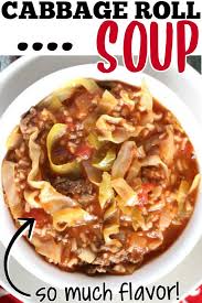 It's great made ahead of time, budget friendly, reheats well and freezes perfectly. Stuffed Cabbage Soup So Easy Mama Loves Food