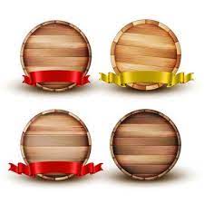 Blank Brown Wooden Barrel For Alcohol Set Vector Blank Brown Wooden Png And Vector With Transparent Background For Free Download Retro Vector Wooden Barrel Wooden Textures