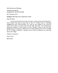 How do i write a leave letter to my company? Marriage Leave Application Letter Sample Edit Fill Sign Online Handypdf