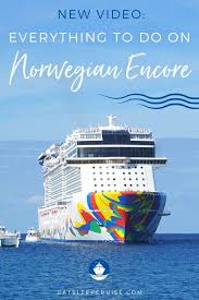New Video Everything To Do On Norwegian Encore Cruise Planning Cruise Ship Reviews Norwegian Cruise
