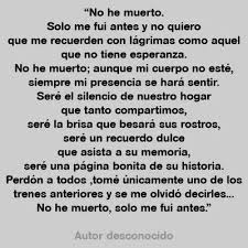 Poema Para Un Ser Querido Fallecido Frases Sobre La Muerte Frases Bonitas Frases De Inspiracion
