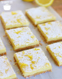 Creamy Lemon Squares With Nilla Wafer Crust Recipe Lemon Squares Lemon Cream Cheese Bars Lemon Bars