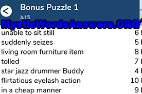 Every day new crossword puzzles are published at the app 7 little words. Mitigating 7 Little Words Bonus