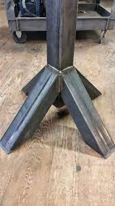 Mild Steel Table Base Shan S Gtaw Tig Blog Quick Monday Project Steel Table Base Steel Table Gtaw