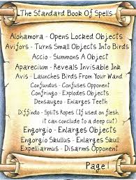 Rowling, jack thorne and john tiffany. The Standard Book Of Spells Page 1 Harry Potter Spells Harry Potter Charms Harry Potter Spell Book