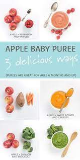 16 Best Apple Baby Food Ideas In 2021 Apple Baby Food Baby Puree Recipes Pureed Food Recipes