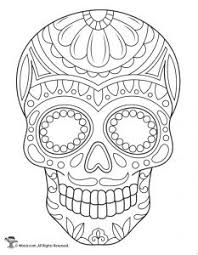 Check out this great day of the dead colouring & bunting printable. Day Of The Dead Adult Coloring Pages With Sugar Skulls Woo Jr Kids Activities