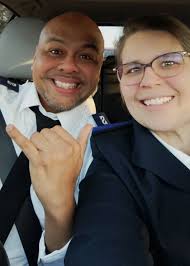 Today, Chief Hwang had the opportunity to administer the Oath of Office to  three of our new police officers who just recently graduated from the Basic  Law Enforcement Academy. Congratulations to (left
