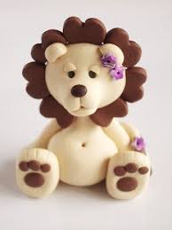 Polymer Clay Miniature Lion Reserve For Cherri Dogum Gunu Kece Ve Pastalar