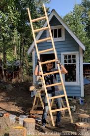 One problem though, wood are you ready to build your own wood pallet deck? Simple And Sturdy Loft Ladder Berries Barnacles