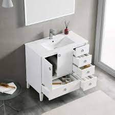 Shop our selection of 36 bathroom vanities in a variety of exclusive styles, including farmhouse, modern, and traditional. Lyon 36 Inch Vanity Blossom Kitchen Bath Supply Corporation