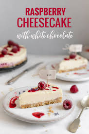 Raspberry Cheesecake With White Chocolate Recipe Easy Cheesecake Recipes Cheesecake Recipes Easy Cheesecake