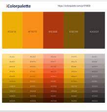 Red orange brown color palette. 190 Latest Color Schemes With Dark Orange And Saddle Brown Color Tone Combinations 2021 Icolorpalette