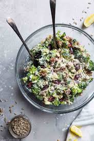Easy Mediterranean Low Carb Broccoli Salad Food Faith Fitness