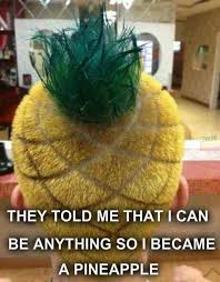 Pineapple Meme Crazy Hair Creative Haircuts Pineapple Haircut