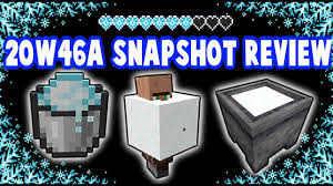 Jun 09, 2021 · first, make a cauldron and an empty bucket, then find a snow biome. 1 17 Minecraft Snapshot 20w46a Frozen Effect Snow Shoes Warm Clothing Powder Snow More Youtube