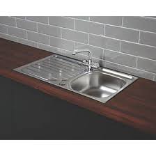 The sink tap support bracket helps to limit the amount of sway in the tap, which in turns prevents damage being caused to the tap and pipework. Franke Reno Danube Stainless Steel Inset Sink Mixer Tap 1 Bowl 860 X 500mm Inset Sink Sink Mixer Taps Sink