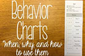 behavior charts when why and how to use them freebie