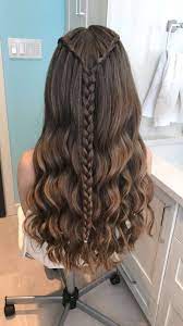 Hairstyles Mittellang Ideas 30 Waterfall Braid Hairstyles That Looks Flirty And Fashionable Hairstylesmi Coiffure Jolie Coiffure Coiffure Cheveux Long Facile