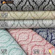 Damask Desen Duck Keten Kumas Kumas Damask Desenler
