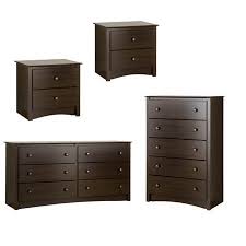 Home Furniture Espresso Bedroom Furniture Dressers And Chests