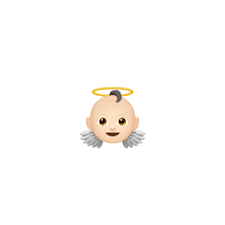 Emoji Baby Angel Png Picsart Ios Iphone Gravador De Tela Emojis Animal De Estimacao