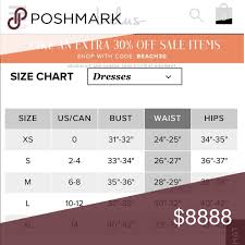 lulus size chart i thought this would be nice to have size