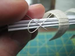 Sewing A Kettle Stitch Book Binding Book Art Tutorial Book Making