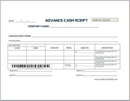 You can even write an acknowledgment letter for receipt of money or a simple thank you payment received letter. Sample Advance Receipt Template Receipt Templates