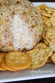 Pineapple Cheese Ball A Simple Diy Serving Tray Stacy Risenmay Recipe Cheese Ball Recipes Cheese Ball Cream Cheese Ball