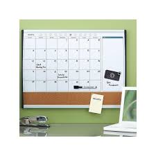Staples Magnetic Combination Calendar Board Dry Erase Cork 1 Month Design Black Silver Frame 17 X 23 At Staples In 2020 Silver Frame Calendar Board Dry Erase