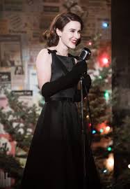 Love This Look From Marvelous Mrs Maisel Fashion Black Bow Dress Black Satin Dress
