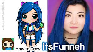 Funneh coloring pages related keywords suggestions. How To Draw Itsfunneh Famous Youtuber Youtube