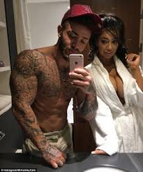 The brave dad went on: Celebrity Big Brother S Chloe Khan Sports Daring Mesh Dress With Ashley Cain In London Daily Mail Online
