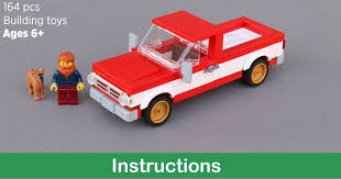 Let's build lego garbage truck with lego classic 10704 set.lego® large creative brick boxitem: Build Your Own Classic Pickup Truck Instructions The Brothers Brick The Brothers Brick