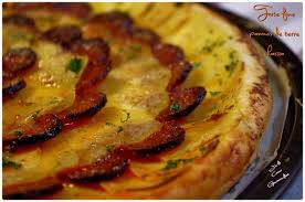 Recette De Tarte Fine Aux Pommes De Terre Et Chorizo Recette Tarte Fine Aux Pommes Chorizo Recettes De Cuisine