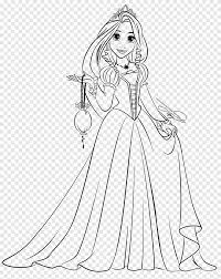 Alle kleurplaten van kleurplaten en zo op een hele lange rij. Rapunzel Belle Drawing Disney Princess Disney Princess White Monochrome Png Pngegg