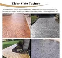 Stone Texturing Stamp Concrete Mats, 36inch Concrete Stamp Forms Paver,  Polyurethane Stamping Imprint Molds For Terrace/Garden/Stoop (Color : 3 PCS