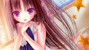 Those with softer shades of purple in their hair are usually gentle, cute characters. Hd Wallpaper Anime Original Characters Purple Eyes Indoors Real People Wallpaper Flare