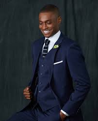 Shop zazzle's luxurious range of navy blue custom wedding invitations. Men S Navy Blue Suit Jacket The Groomsman Suit