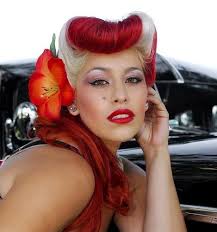 The birth of the tiki bar and tiki culture; Vintage Rockabilly Hairstyles Rockabelle Bombshell