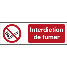 Il est interdit de fumer dans tous les lieux publics fermés, notamment dans les cafés et restaurants, ainsi que dans les aires de jeux pour enfants. Brady Part 822018 Panneau De Securite Iso Interdiction De Fumer Brady Fr