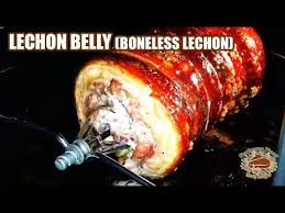 This Lechon Belly Recipe Is An Oven Roasted Pork Belly Rolled And Stuffed With Herbs And Spices This Is Sometimes Known As Lechon Belly Pork Belly Oven Lechon