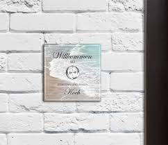 Der kunststoff acrylglas hat sich in vielen anwendungsbereichen als alternative zu echtem glas bewährt. Moderne Acrylglas Klingel Mit Meer Design Und Led Klingelknopf Gravuru