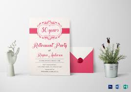 Personalize the colors, fonts, and card style instantly online to reflect you and all of your achievements with these celebratory invites! Sample Retirement Party Invitation Design Template In Psd Word Publisher