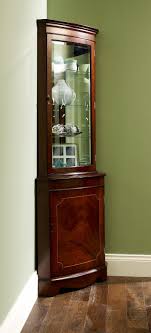 Mahogany Corner Cabinet Corner Display Cabinet Corner Curio Display Cabinet