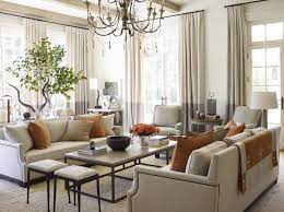 Chic Neutral Family Room With Big Bright Windows Formal Living Room Decor Beige Living Rooms Formal Living Rooms